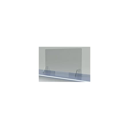 Professional Plastics Acrylic Countertop Sneeze Guard With Legs, 0.220 Thick 30 Wide X 30 T FAB-SNEEZEGUARD30X30FREESTANDI